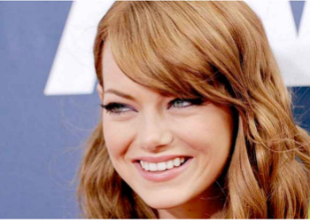 Emma Stone tiene que esforzarse para
controlar sus nervios en público