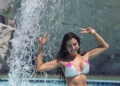 Capturan a Ligia Petit con mini bikini disfrutando en Las Vegas