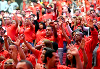 Unos 220 brigadistas populares contra la guerra económica fueron juramentados este martes e iniciarán jornadas de inspección en las 22 parroquias de Caracas