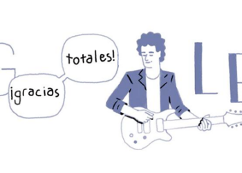 Google también dedicó un espacio para recordar el cumpleaños de Gustavo Cerati con su frase célebre en el doodle