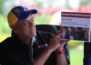 En rueda de prensa, el presidente del Comando de Campaña Bolívar – Chávez, Jorge Rodríguez, ofreció detalles de los supuestos vínculos entre los presuntos asesinos intelectuales y materiales de Liana Hergueta.