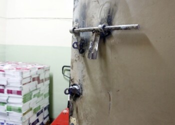 Delincuentes arrasaron con puertas y cerraduras para cargar con el botín