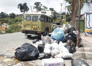 No hay contenedores para depositar las bolsas y el servicio de recolección ‘‘no sirve para nada’’.