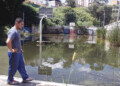 Privados de la realización de disciplinas deportivas se encuentran más de 700 estudiantes de la ETC Muñoz Tébar, a razón de que la cancha del plantel parece una piscina olímpica.
