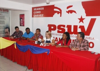 En rueda de prensa, representantes del Psuv ofrecieron el balance arrojado tras la actividad dominical
