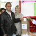 Daniel Scioli mientras ejercía su derecho al voto