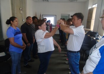 Los participantes fueron atendidos por la coordinadora Ana María Adrianza