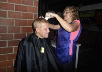 El servicio de barbería estuvo activo durante todo el día