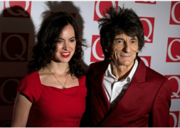 La pareja se casó en 2012. Ronnie Wood ya es padre de cuatro hijos y tiene nueve nietos