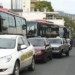 Las adyacencias de la alcaldía estuvieron abarrotadas de unidades Sitssa y taxis adjudicados por la Gran misión Vivienda Venezuela