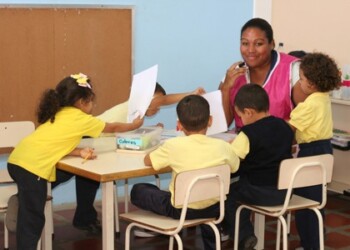 Los alumnos de educación inicial volvieron al trabajo académico