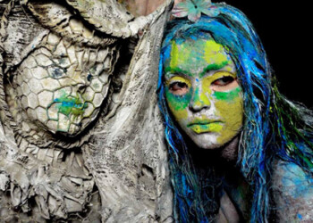 "Procesos-Miticas", Body Paint: Iván Miguel Hernández Rojas, Asistencia Genera: Irvin Coa, Soporte Corporal: Jamerch Márquez, Colaboración en Imágenes: Harold M Cooper y Manuel Alvela, Fotografía: Navarro Photoimagen