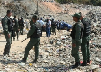 Al lugar se hicieron presentes efectivos de la GN