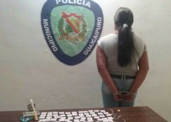 La mujer fue apresada al ser capturada en flagrancia