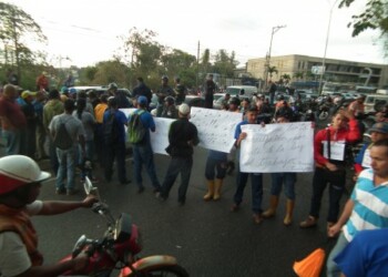 Los trabajadores del matadero protestaron 2 horas