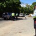 Funcionarios de la policía estadal se encuentran dispuestos en los puntos de control estratégicos