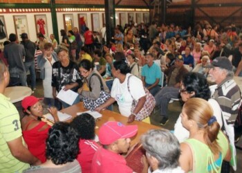 Las personas respondieron al llamado