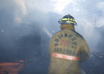 Efectivos del Cuerpo de Bomberos de Miranda debieron hacer frente a la media docena de incendios registrados en los tres municipios entre la mañana del sábado y la tarde del domingo con un camión.