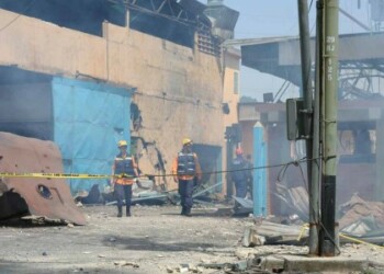 La explosión se originó en el cuarto de calderas de la fábrica