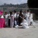 Estudiantes de las escuelas formaron parte del Viacrucis
