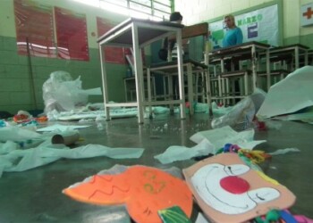 Antisociales hicieron de las suyas en los salones