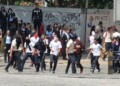 Estudiantes protestaron para exigir la entrega de las tablets y la reactivación del comedor