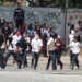 Estudiantes protestaron para exigir la entrega de las tablets y la reactivación del comedor