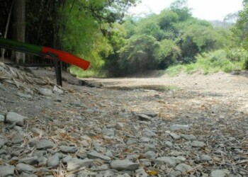 Desaparecieron las piscinas naturales en menos de 20 días.