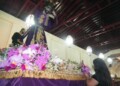 Este martes fue decorada la imagen del Nazareno en la Catedral San Felipe Neri.