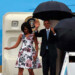 El presidente norteamericano a su llegada a Cuba