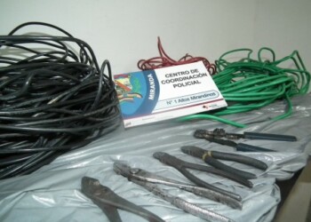 66 metros de cableado fueron recuperados