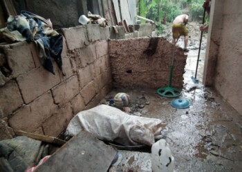 El agua afectó al menos 20 viviendas en este popular sector tequeño