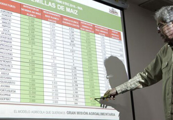 El ministro para la Agricultura Productiva y Tierras, Wilmar Castro Soteldo, informó este sábado sobre el plan.