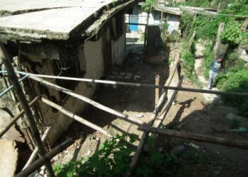 Viviendas pueden caerse en cualquier momento