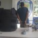 A Berrique Arguinzones se le incautó el chaleco, la pistola y el teléfono