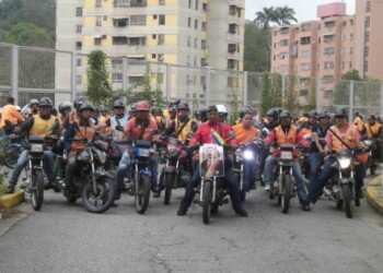 Más de 600 motorizados se movilizaron a Caracas