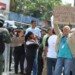 Más de una semana en paro de obreros y fallas en la sede llevaron a los estudiantes de Enfermería a protestar