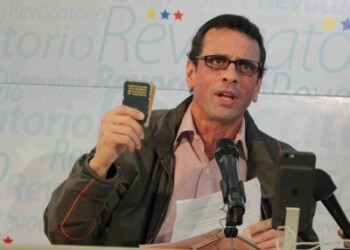 Gobernador de Miranda, Henrique Capriles. ARCHIVO