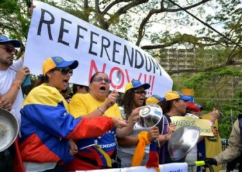 Protestas que se registran a nivel nacional e internacional exigien la activación del referendo revocatorio