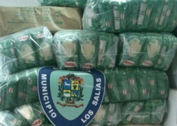incautados 70 bultos de arroz de 24 kilos cada uno