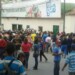 La protesta inició a las 11:40 am aproximadamente