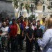 Tribuna tuvo lugar ayer en la mañana en la plaza Bolívar de Los Teques.