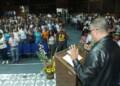 La actividad estuvo amenizada por estudiantes que ofrecieron cantos para crear un buen ambiente;