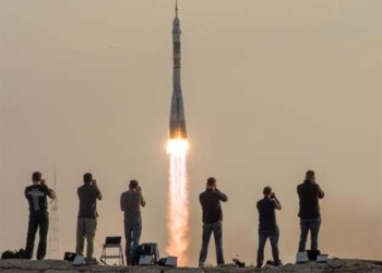 El lanzamiento de la nueva nave tripulada rusa fue efectuado a las 01.36 GMT con ayuda de un cohete propulsor Soyuz-FG