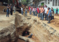Acompañado por consejos comunales, el alcalde Francisco Garcés realizó una inspección a los trabajos hidráulicos correspondientes a la remodelación del bulevar Bermúdez.