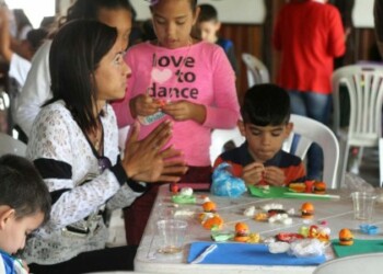 Esta semana culminó el Taller de Masa Flexible para los pequeños con 35 participantes y hace menos de una semana el de foami