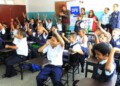 Estudiantes se mostraron participativos durante la dinámica
