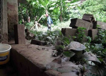 La crecida de la quebrada dejó destrozos a su paso