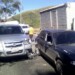 La camioneta impactó en la parte trasera del otro vehículo cuando se disponía a cambiar de canal
