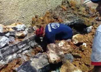 Realizaron la reparación de una avería en la calle Ezequiel Zamora de La Matica, municipio Guaicaipuro.
